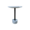 Mila Round Natural Marble Side Table 2