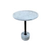 Mila Round Natural Marble Side Table 6