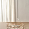 Stainless Steel Gold Mirrored Circle Tray 2