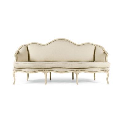 cream vintage sofa