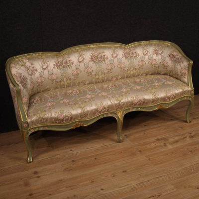 vintage floral sofa