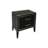 Emma Bedside Table with Brass Inlay 27
