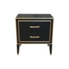 Emma Bedside Table with Brass Inlay 15