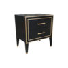 Emma Bedside Table with Brass Inlay 17