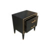 Emma Bedside Table with Brass Inlay 18