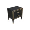 Emma Bedside Table with Brass Inlay 19