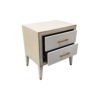 Emma Bedside Table with Brass Inlay 25