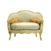 Green Small French Style Sofa 1