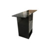 Sylvan Black Wood and Marble Console Table 6