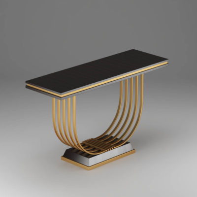 Berwickshire Black and Gold Console Table