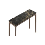 Cheshire Wooden Console Table with Natural Marble