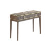 Cheshire Wooden Console Table with Two Drawer and Natural Marble Top 2
