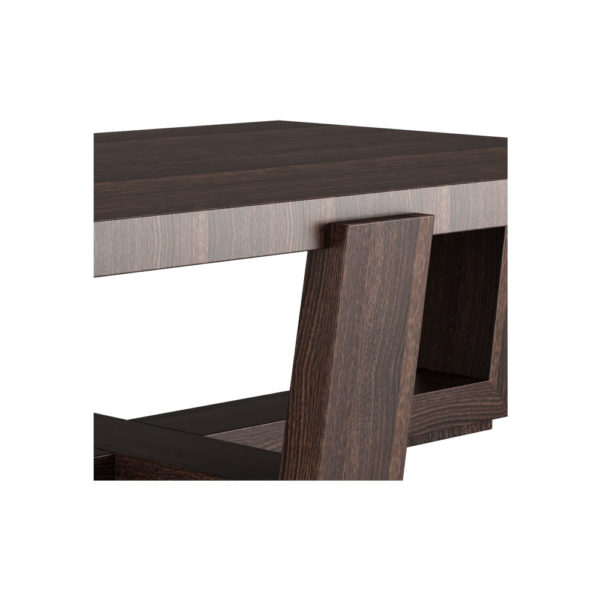Derbyshire Rectangle Wooden Coffee Table with Veneer Inlay