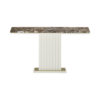Hertfordshire Natural Marble Top Console Table 4