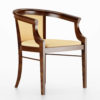 Northumberland Brown Wood Dining Chair 2