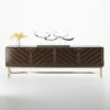 Somerset Brown with Brass Inlay Sideboard 2