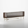Somerset Brown with Brass Inlay Sideboard 4