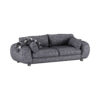 Azalea Large 2 Seater Grey Fabric Sofa 2