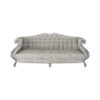 Barletta Vintage Tufted Light Grey Velvet Sofa 1