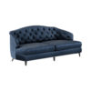 Cambria Dark Blue Button Tufted Sofa 2