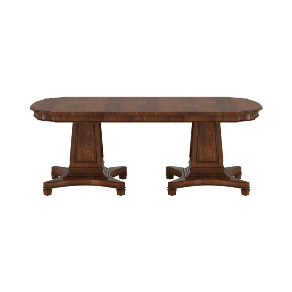 Ezra Wooden Brown Dining Table