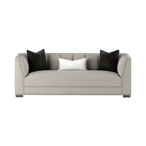 Hove 2 Seater Grey Fabric Sofa
