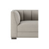 Hove 2 Seater Grey Fabric Sofa 3