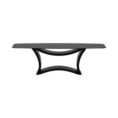 Malmo Rectangle Dining Table with Glass Top
