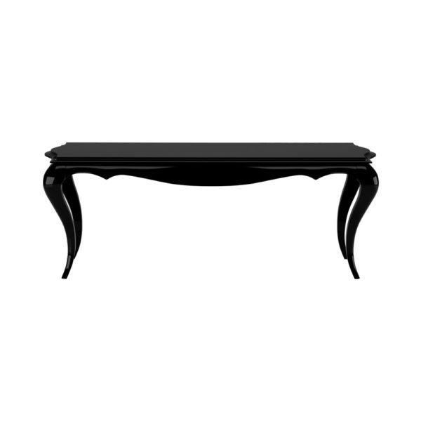 Mia Wooden Black Dining Room Table 2