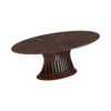 Milan Oval Wooden Dining Table 2