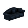 Missano Dark Blue 3 Seater Sofa 7