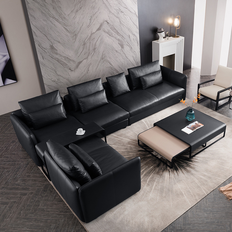 Contemporary Leather Sofa 1