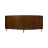 Nathan Oval Brown Sideboard with Brass Inlay 11