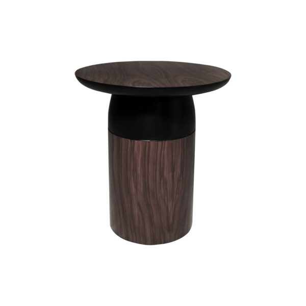 Suffolk Side Table Black and Brown