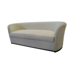 Abney Velvet Cream Sofa