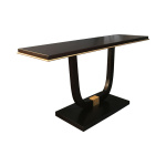 August Curved Leg Console Table Gold