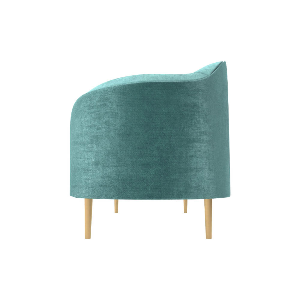 Avril Upholstered Sofa with Curved Back