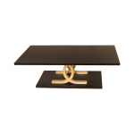 Azaro Brown and Gold Coffee Table