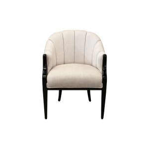 Bogo Striped Upholstered Armchair