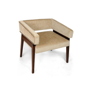 Capri Upholstered Square Winged Armchair