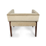 Capri Upholstered Square Winged Armchair