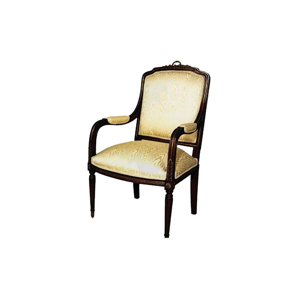 Classic French Style Carved Armchair