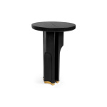 Coral Black Side Table