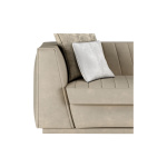 Darcey 3 Seater Striped Velvet Sofa
