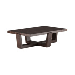 Derbyshire Rectangle Wooden Coffee Table with Veneer Inlay