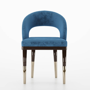 Tosce Blue Velvet Dining Chair
