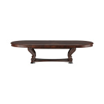 Dolce Wooden Oval Dining Room Table Brown