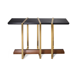 Dover console Table Wood Top