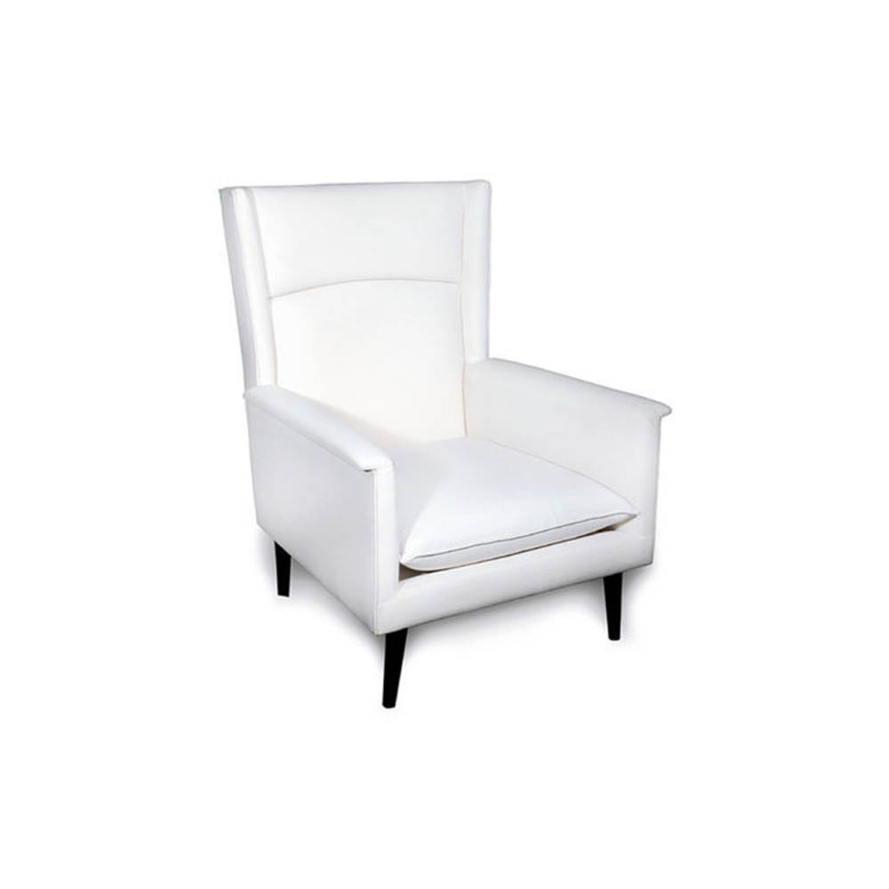 Eden Upholstered Square Chair with Arm Rest