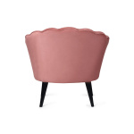 Flower Upholstered Blush Accent Chair